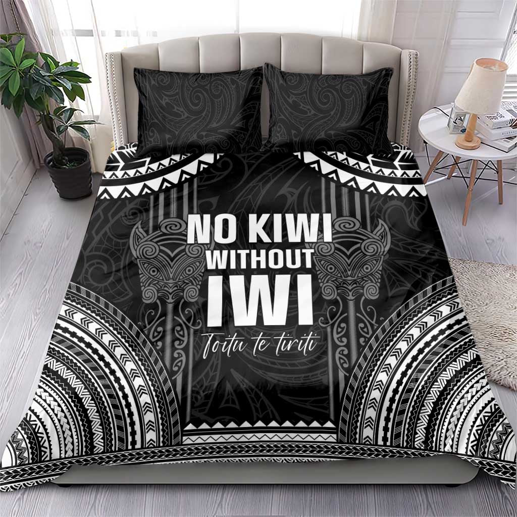 Aotearoa Toitu Te Tiriti Bedding Set No Kiwi Without Iwi LT05 - Vibe Hoodie Shop