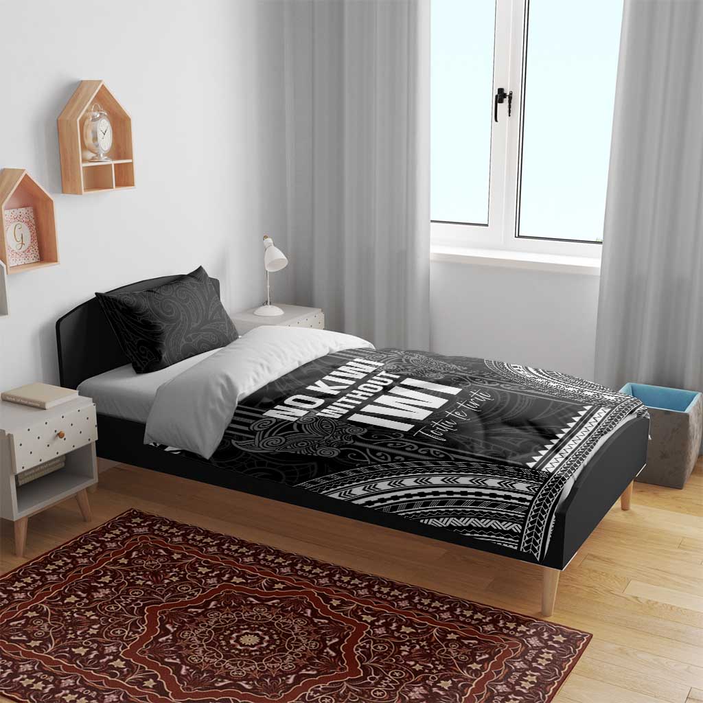 Aotearoa Toitu Te Tiriti Bedding Set No Kiwi Without Iwi LT05 - Vibe Hoodie Shop