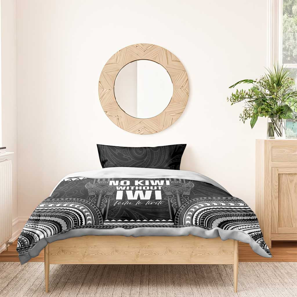 Aotearoa Toitu Te Tiriti Bedding Set No Kiwi Without Iwi LT05 - Vibe Hoodie Shop