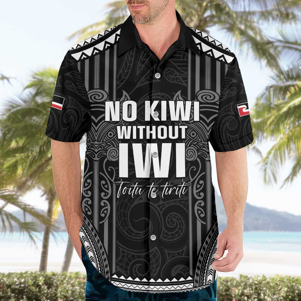 Aotearoa Toitu Te Tiriti Hawaiian Shirt No Kiwi Without Iwi LT05 - Vibe Hoodie Shop