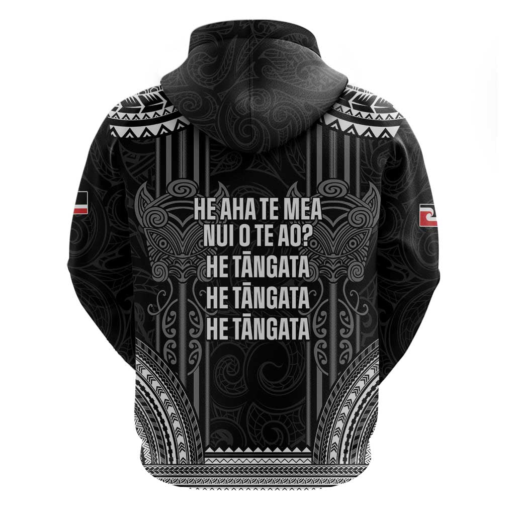 Aotearoa Toitu Te Tiriti Hoodie No Kiwi Without Iwi LT05 - Vibe Hoodie Shop