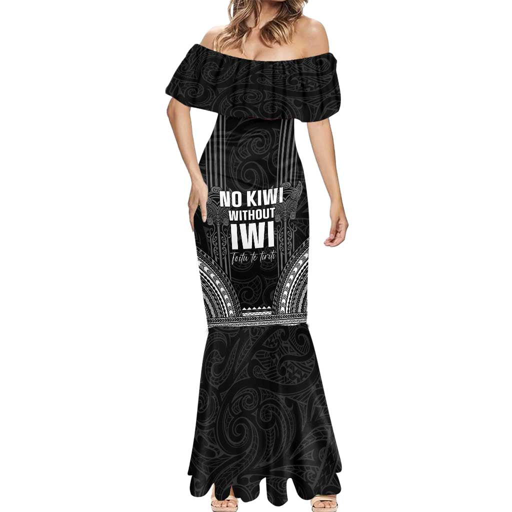 Aotearoa Toitu Te Tiriti Mermaid Dress No Kiwi Without Iwi