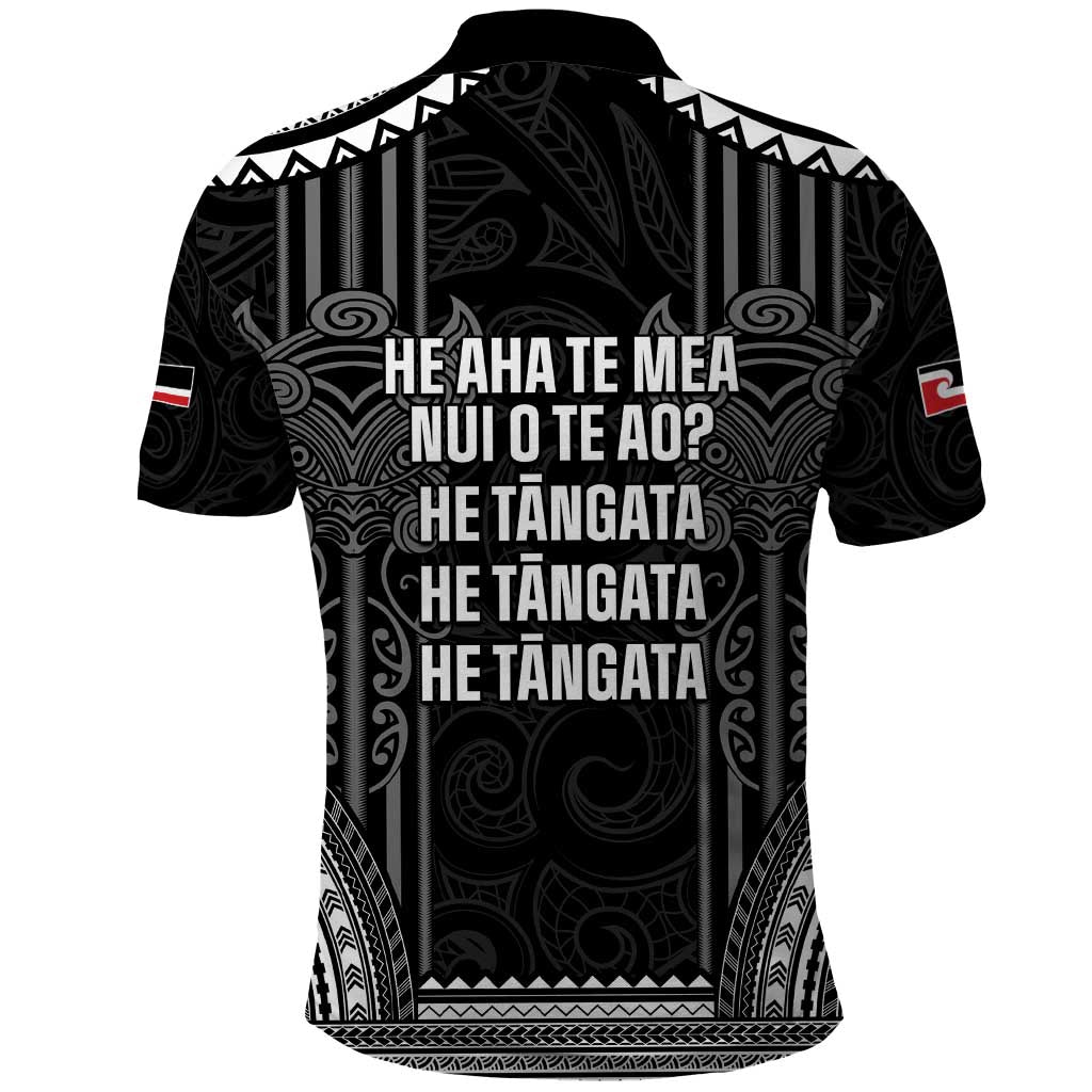 Aotearoa Toitu Te Tiriti Polo Shirt No Kiwi Without Iwi LT05 - Vibe Hoodie Shop