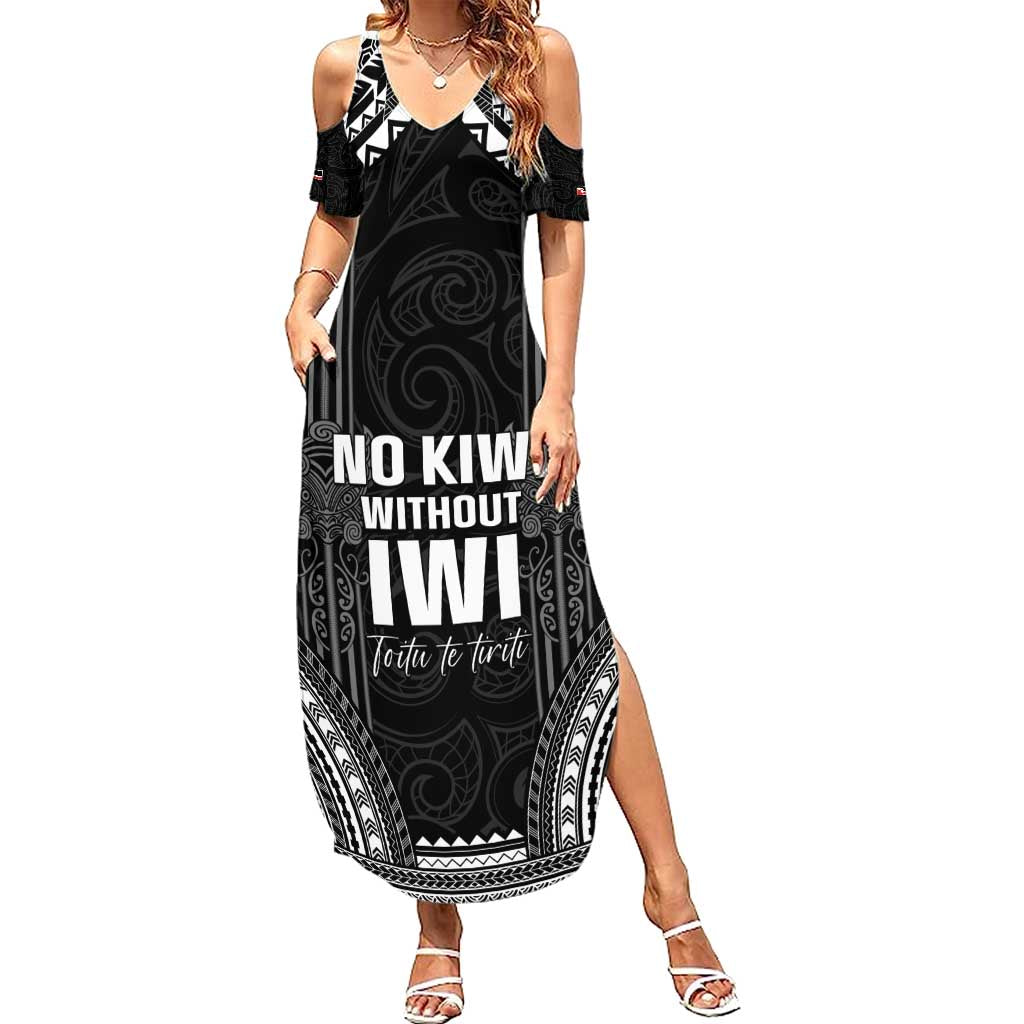 Aotearoa Toitu Te Tiriti Summer Maxi Dress No Kiwi Without Iwi