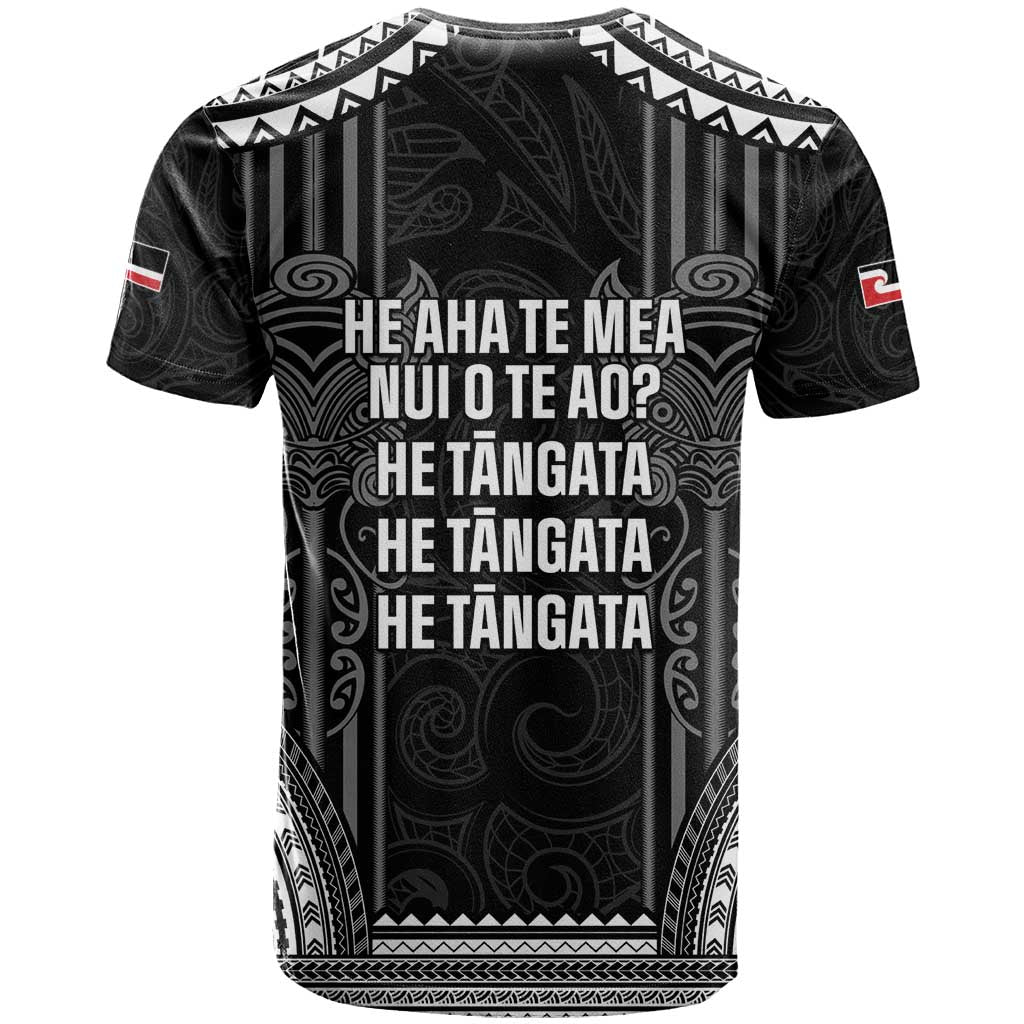 Aotearoa Toitu Te Tiriti T Shirt No Kiwi Without Iwi LT05 - Vibe Hoodie Shop