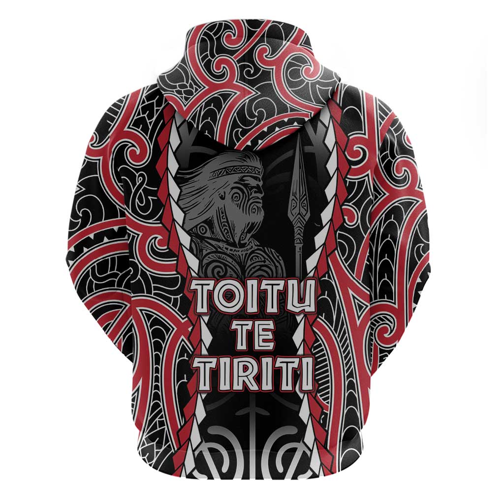 Aotearoa Waitangi Day Hoodie Maori Warrior Tribal Tattoo LT05 - Vibe Hoodie Shop