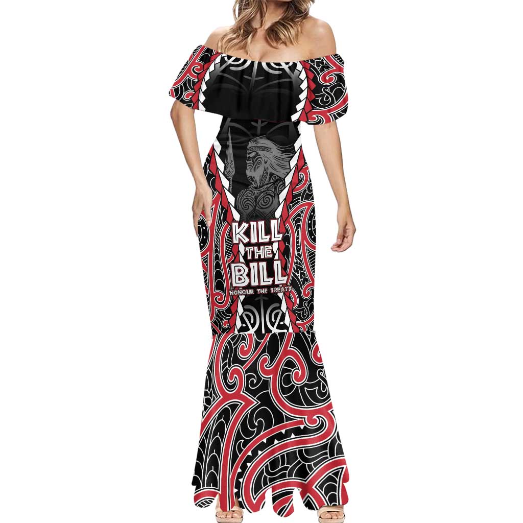 Aotearoa Waitangi Day Mermaid Dress Maori Warrior Tribal Tattoo