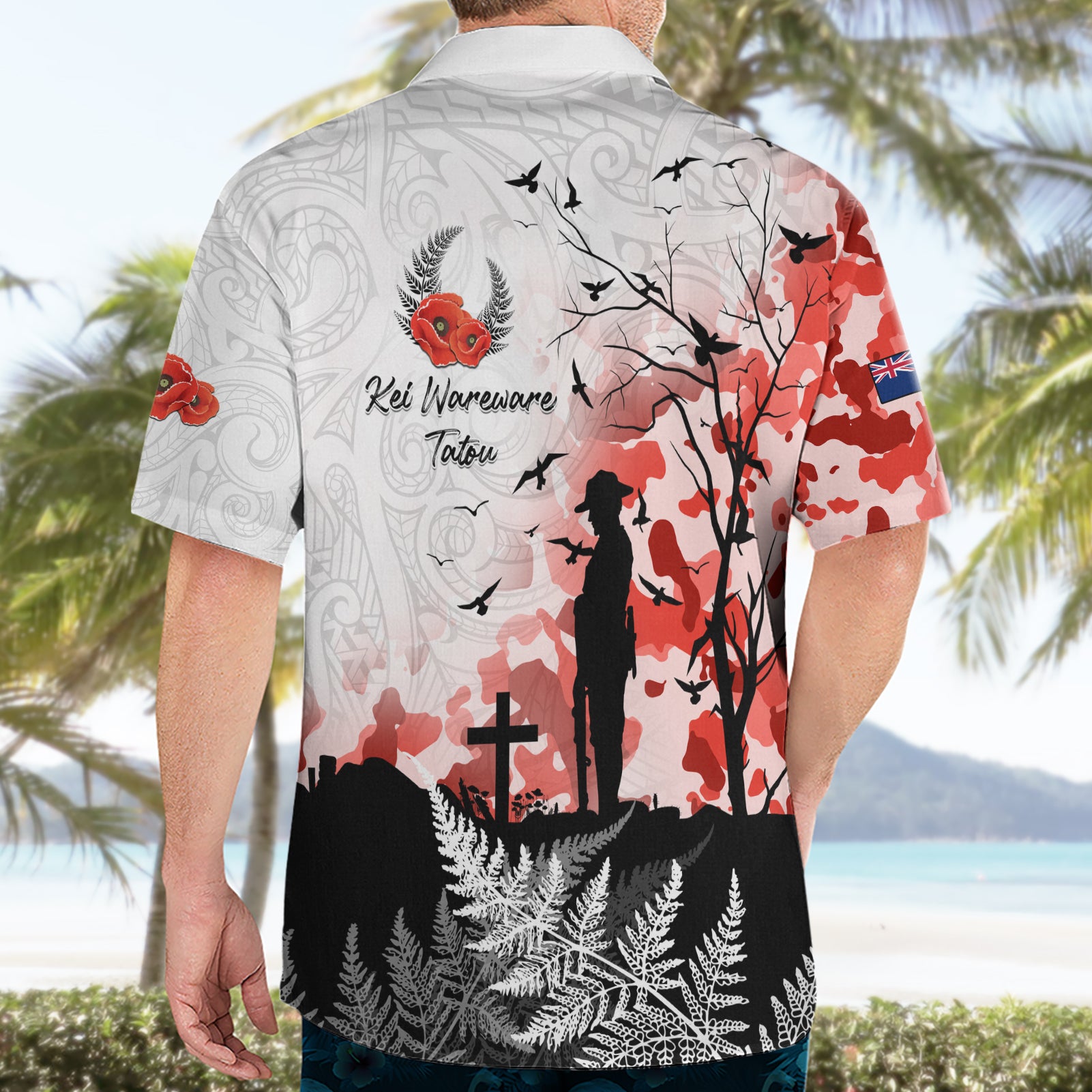 Kei Wareware Tatou New Zealand ANZAC Day Hawaiian Shirt Lest We Forget LT05 - Vibe Hoodie Shop