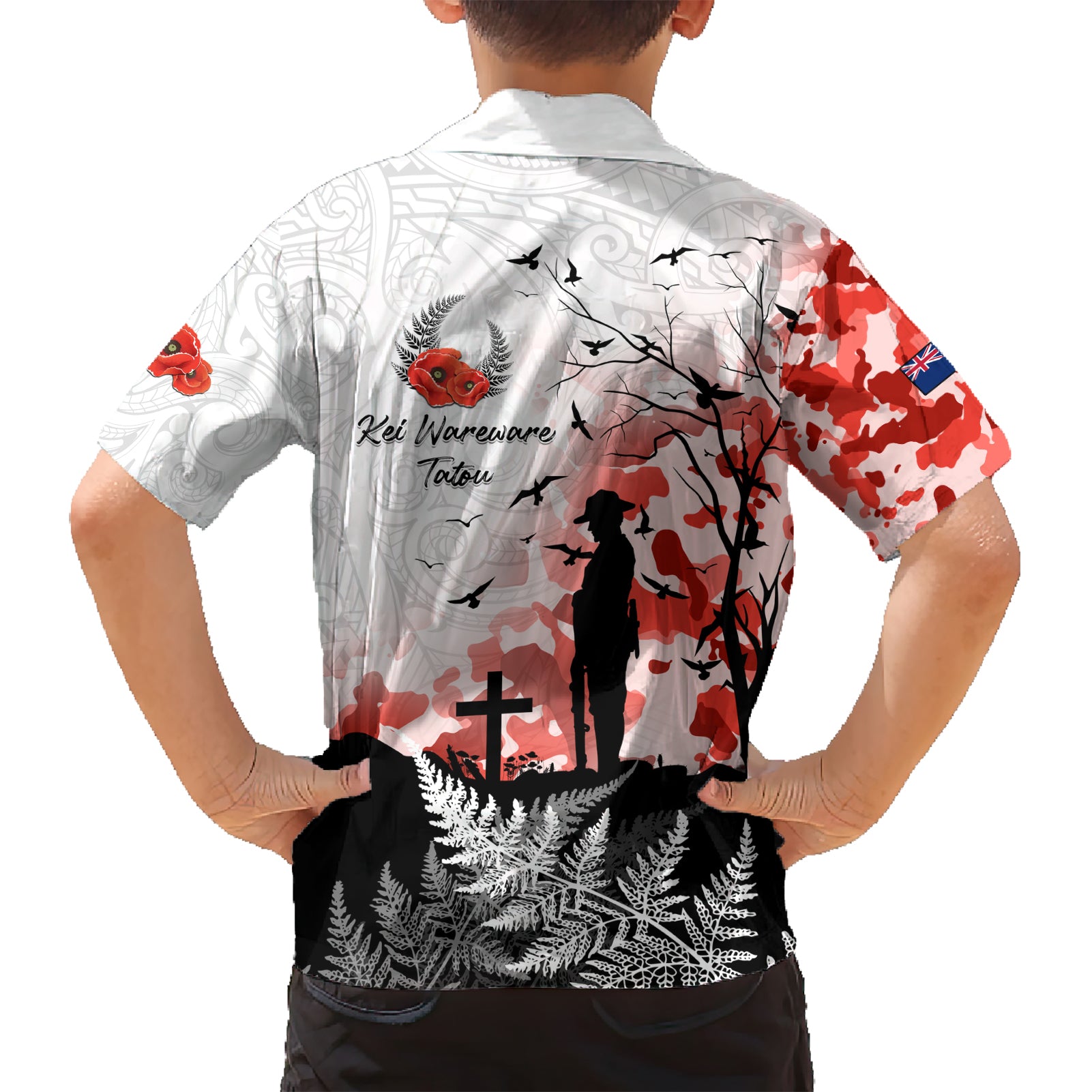 Kei Wareware Tatou New Zealand ANZAC Day Hawaiian Shirt Lest We Forget LT05 - Vibe Hoodie Shop