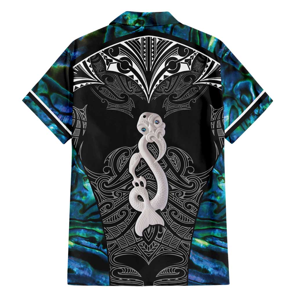 New Zealand Aotearoa Hawaiian Shirt Maori Taniwha Paua Shell LT05 - Vibe Hoodie Shop