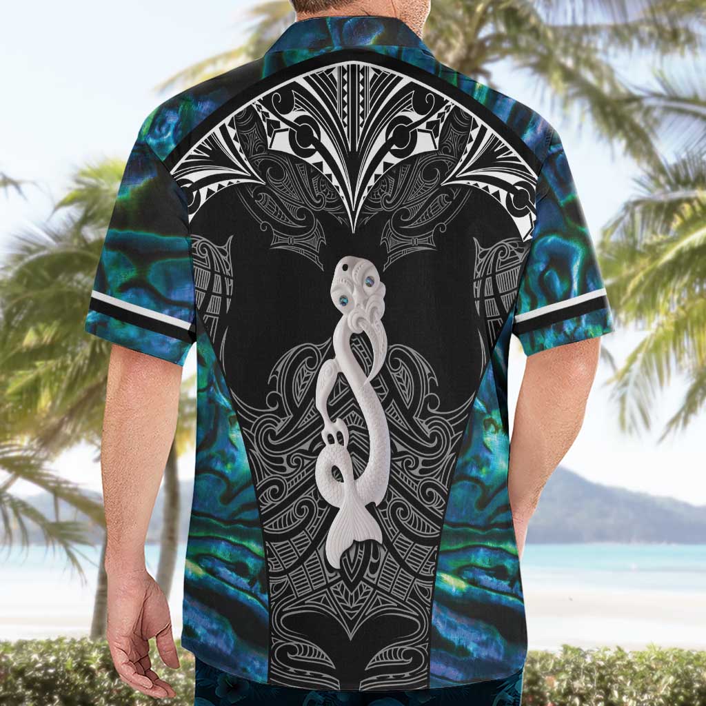 New Zealand Aotearoa Hawaiian Shirt Maori Taniwha Paua Shell LT05 - Vibe Hoodie Shop