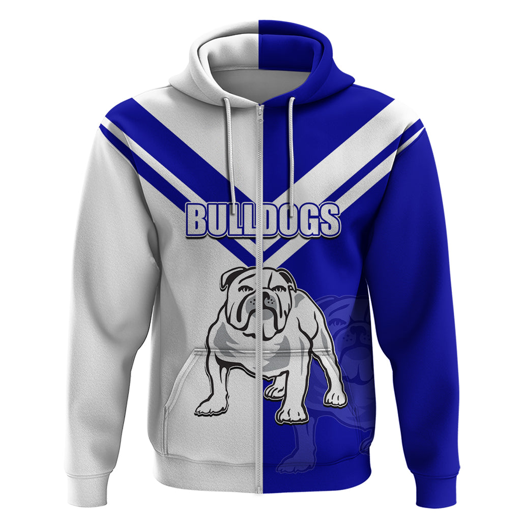 (Custom Text And Number) NRL Bulldogs Hoodie Mix Jersey LT6 - Vibe Hoodie Shop