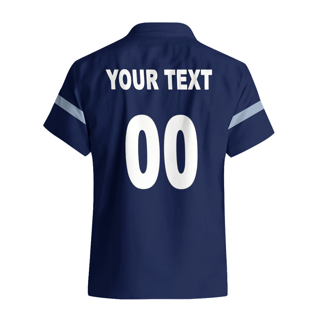(Custom Text And Number) NRL Cowboys Hawaiian Shirt Mix Jersey - Vibe Hoodie Shop