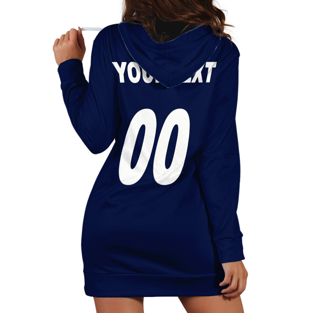 (Custom Text And Number) NRL Cowboys Hoodie Dress Mix Jersey - Vibe Hoodie Shop