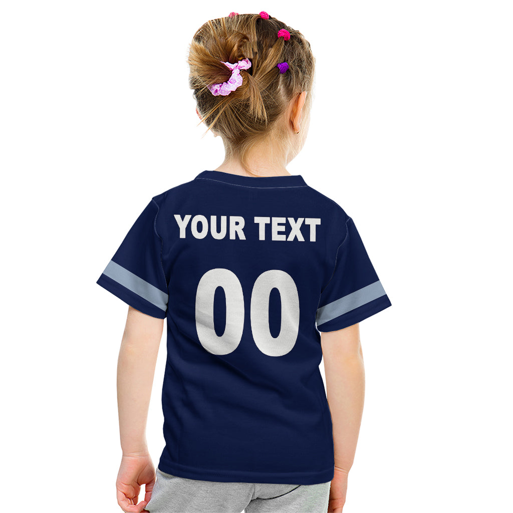 (Custom Text And Number) NRL Cowboys Kid T Shirt Mix Jersey - Vibe Hoodie Shop