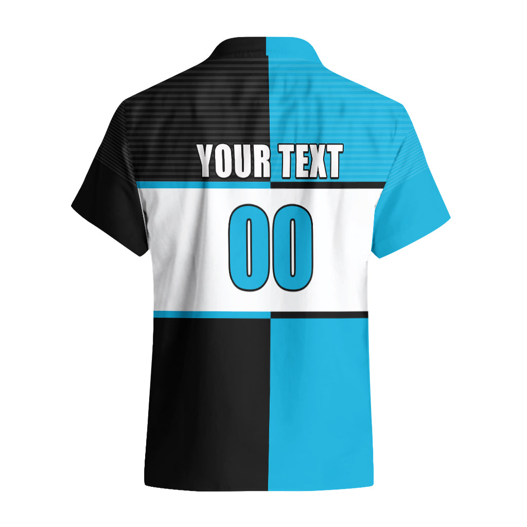 (Custom Text And Number) NRL Sharks Hawaiian Shirt Mix Jersey - Vibe Hoodie Shop