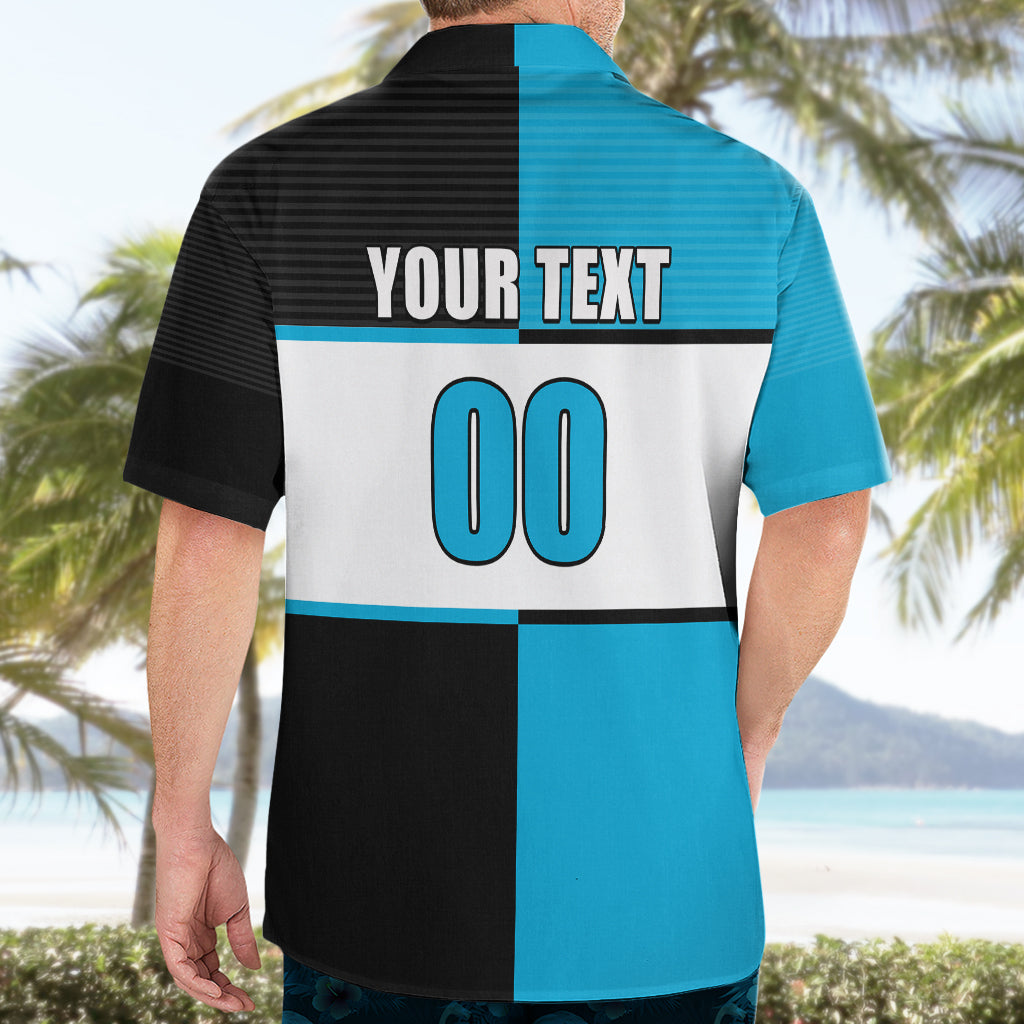 (Custom Text And Number) NRL Sharks Hawaiian Shirt Mix Jersey - Vibe Hoodie Shop