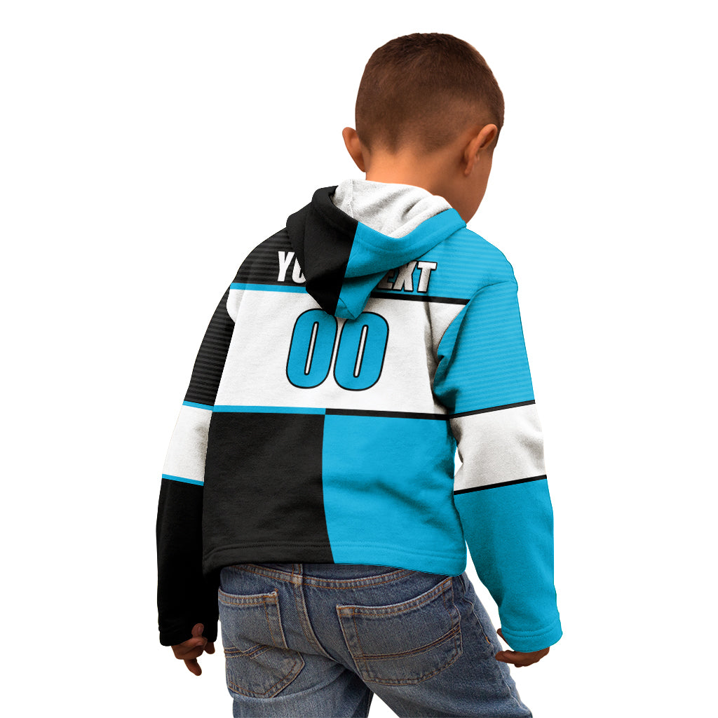 (Custom Text And Number) NRL Sharks Kid Hoodie Mix Jersey - Vibe Hoodie Shop