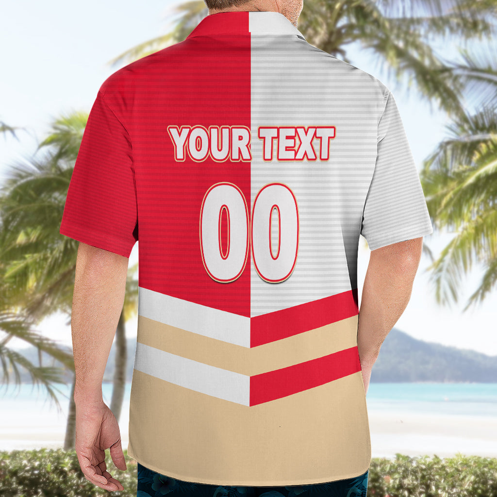(Custom Text And Number) NRL Dolphins Hawaiian Shirt Mix Jersey - Vibe Hoodie Shop