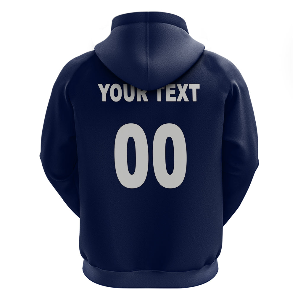 (Custom Text And Number) NRL Cowboys Hoodie New Jersey 2023 Blue LT6 - Vibe Hoodie Shop