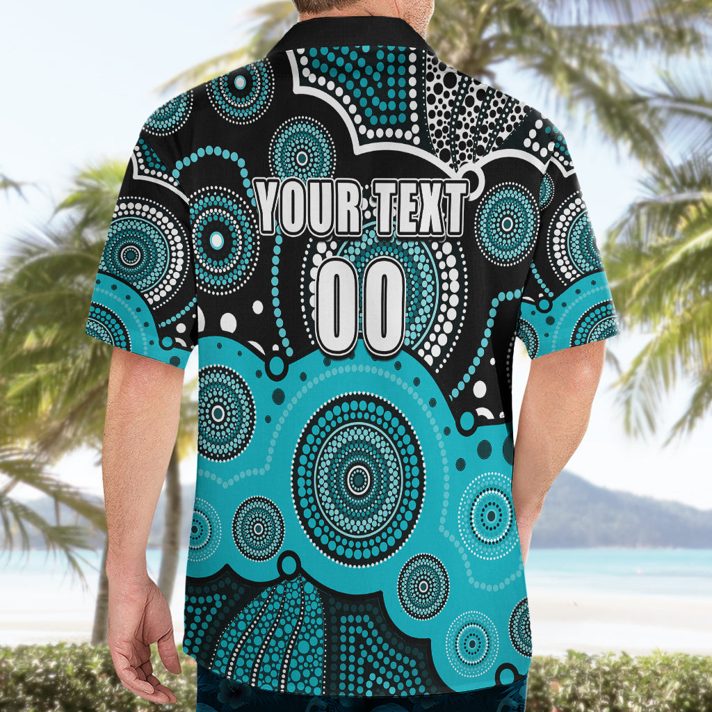 (Custom Text And Number) Brisbane Heat BBL Hawaiian Shirt Aboriginal Patterns - Vibe Hoodie Shop