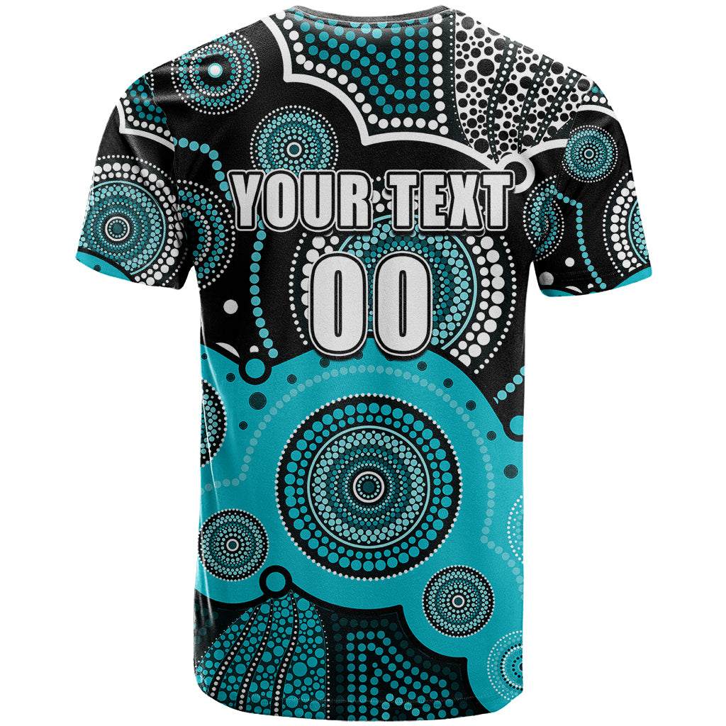 (Custom Text And Number) Brisbane Heat BBL T Shirt Aboriginal Patterns - Vibe Hoodie Shop