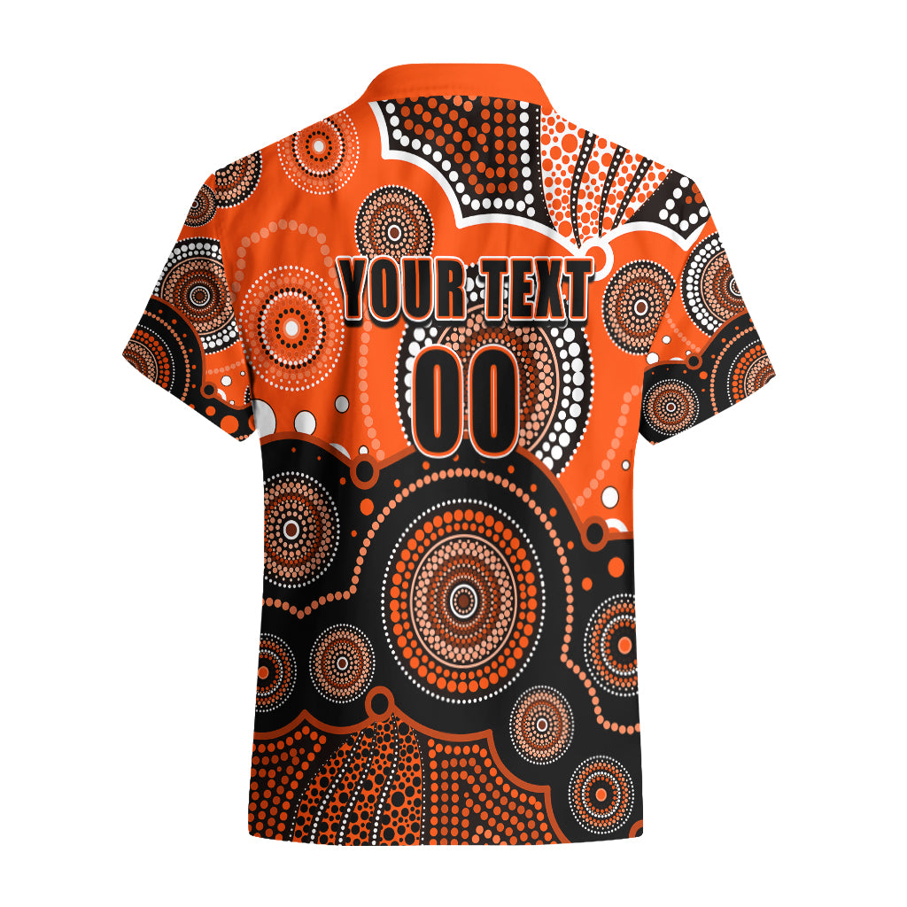 (Custom Text And Number) Perth Scorchers BBL Hawaiian Shirt Aboriginal Patterns - Vibe Hoodie Shop