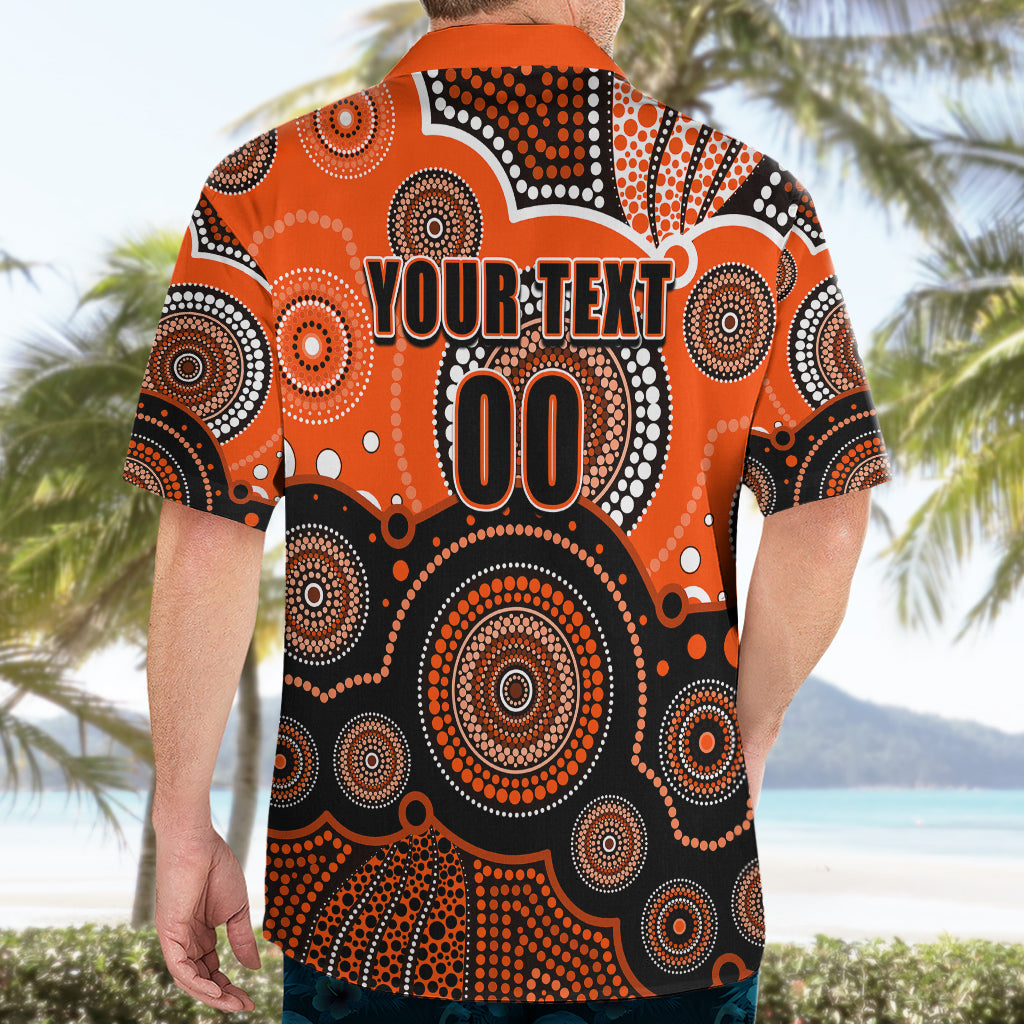 (Custom Text And Number) Perth Scorchers BBL Hawaiian Shirt Aboriginal Patterns - Vibe Hoodie Shop
