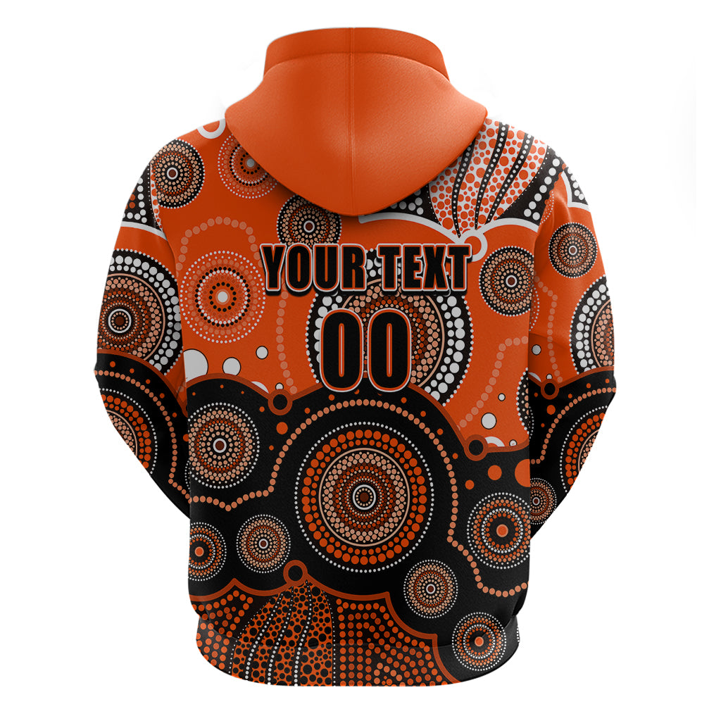 (Custom Text And Number) Perth Scorchers BBL Hoodie Aboriginal Patterns LT6 - Vibe Hoodie Shop