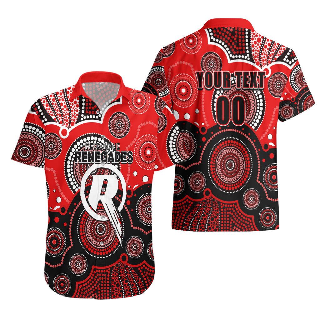 (Custom Text And Number) Renegades BBL Hawaiian Shirt Aboriginal Patterns - Vibe Hoodie Shop