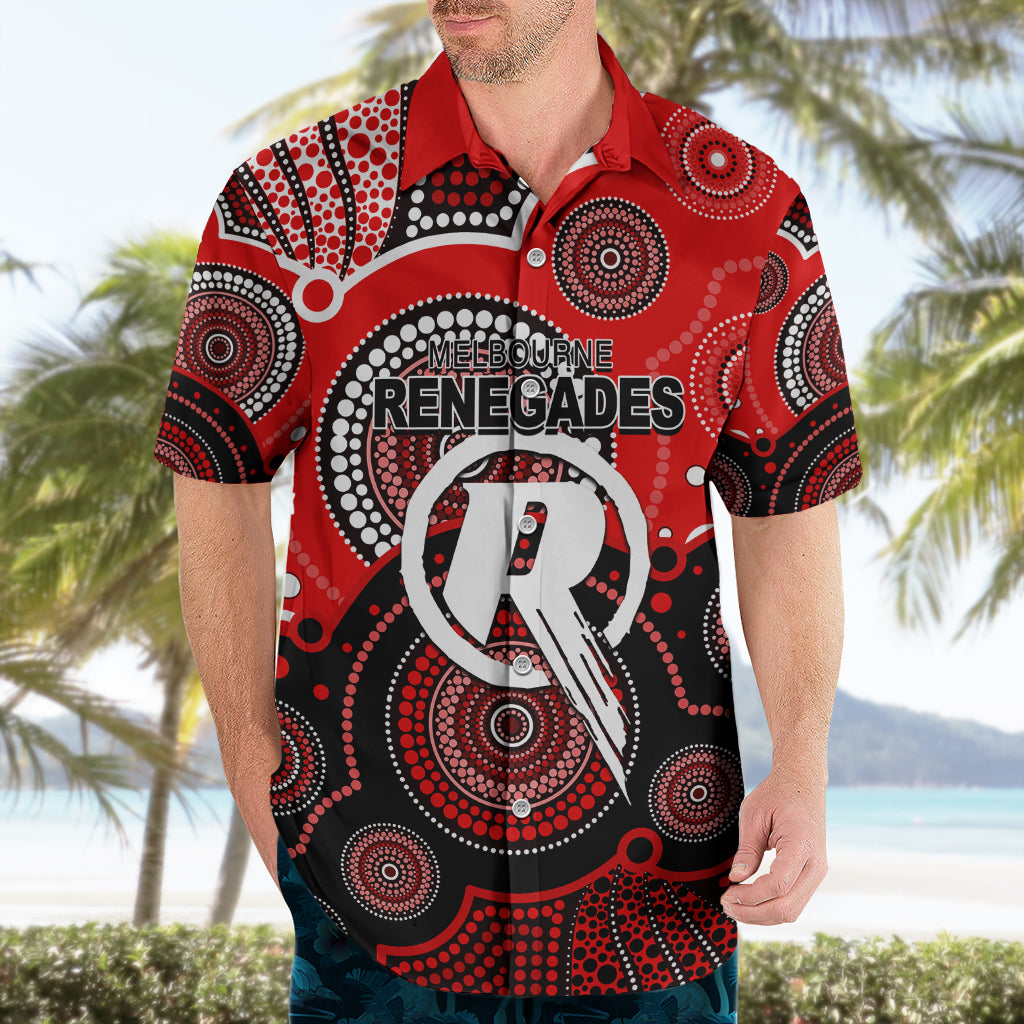 (Custom Text And Number) Renegades BBL Hawaiian Shirt Aboriginal Patterns - Vibe Hoodie Shop
