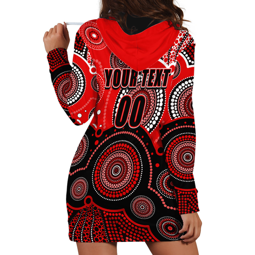 (Custom Text And Number) Renegades BBL Hoodie Dress Aboriginal Patterns - Vibe Hoodie Shop