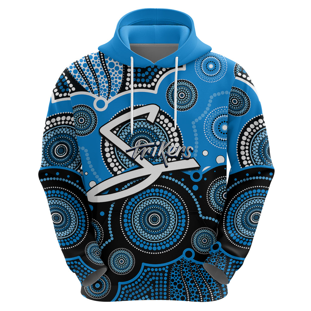 (Custom Text And Number) Strikers BBL Hoodie Aboriginal Patterns LT6 - Vibe Hoodie Shop