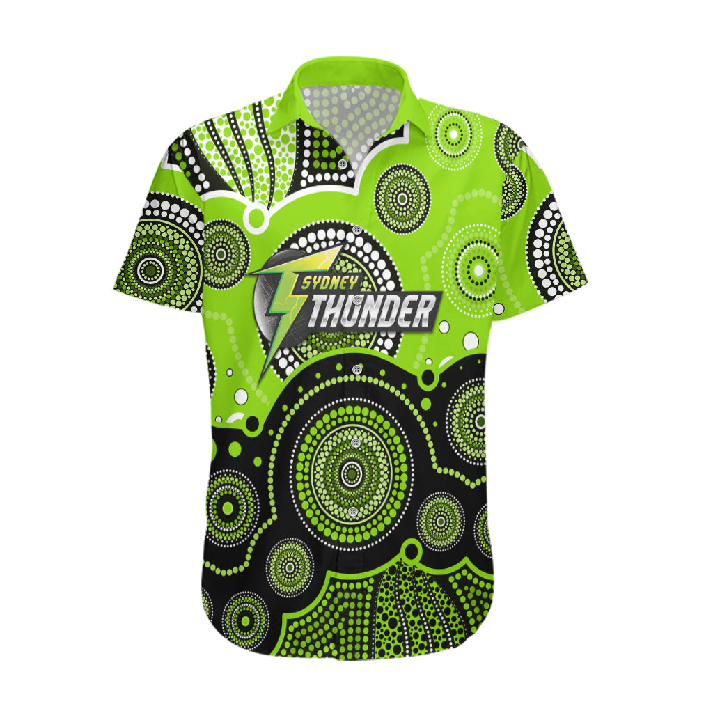 (Custom Text And Number) Thunders BBL Hawaiian Shirt Aboriginal Patterns - Vibe Hoodie Shop