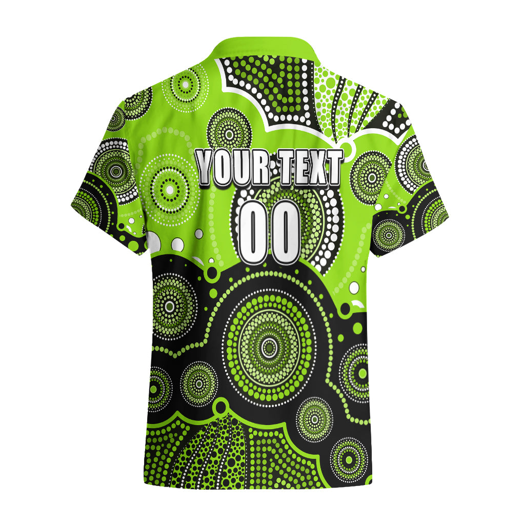 (Custom Text And Number) Thunders BBL Hawaiian Shirt Aboriginal Patterns - Vibe Hoodie Shop