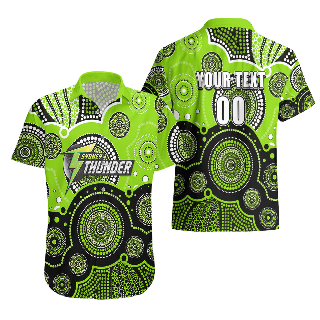 (Custom Text And Number) Thunders BBL Hawaiian Shirt Aboriginal Patterns - Vibe Hoodie Shop