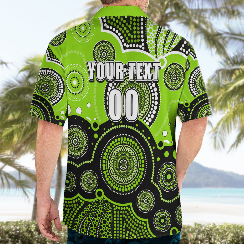 (Custom Text And Number) Thunders BBL Hawaiian Shirt Aboriginal Patterns - Vibe Hoodie Shop