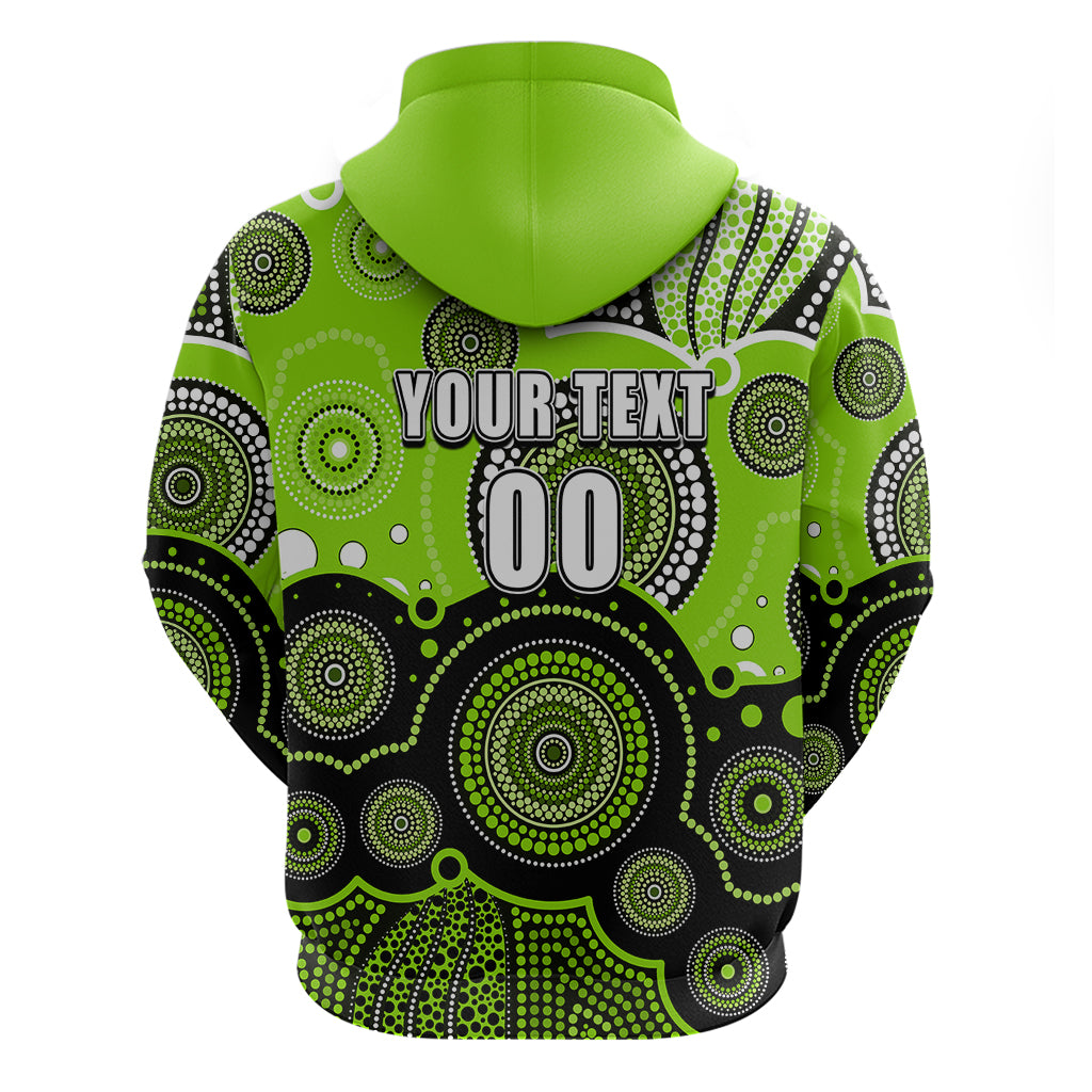 (Custom Text And Number) Thunders BBL Hoodie Aboriginal Patterns LT6 - Vibe Hoodie Shop