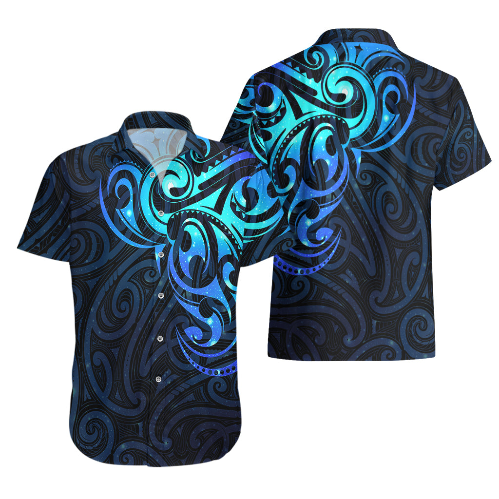 Matariki New Zealand Hawaiian Shirt Maori New Year Galaxy Sky Blue - Vibe Hoodie Shop