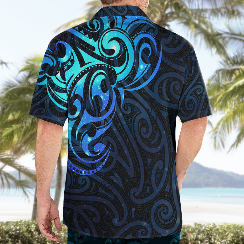 Matariki New Zealand Hawaiian Shirt Maori New Year Galaxy Sky Blue - Vibe Hoodie Shop
