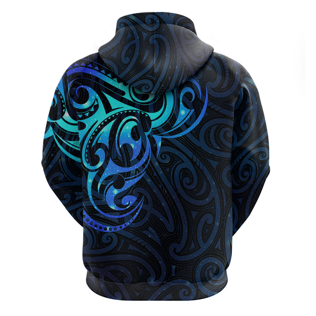 Matariki New Zealand Hoodie Maori New Year Galaxy Sky Blue LT6 - Vibe Hoodie Shop
