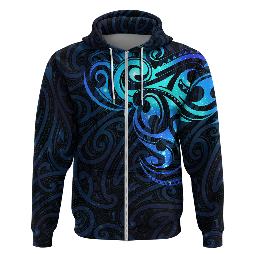 Matariki New Zealand Hoodie Maori New Year Galaxy Sky Blue LT6 - Vibe Hoodie Shop