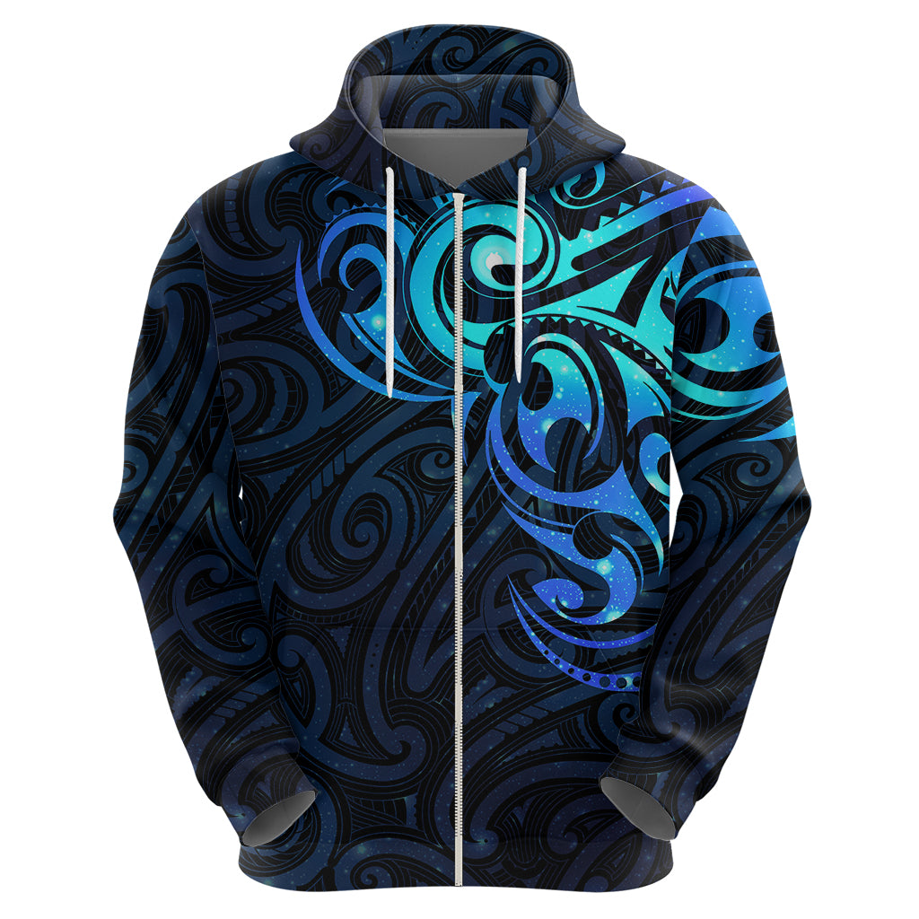 Matariki New Zealand Hoodie Maori New Year Galaxy Sky Blue LT6 - Vibe Hoodie Shop