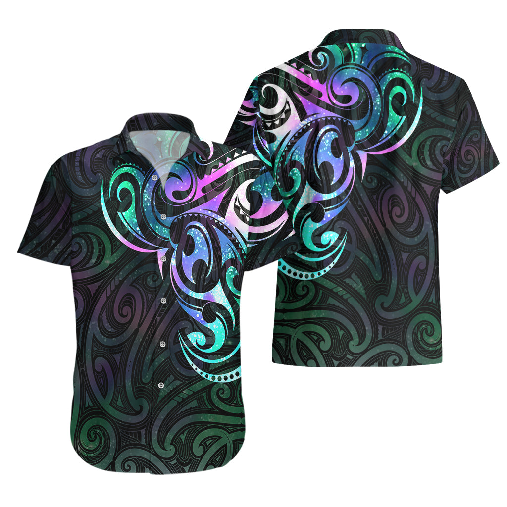 Matariki New Zealand Hawaiian Shirt Maori New Year Galaxy Sky Green - Vibe Hoodie Shop