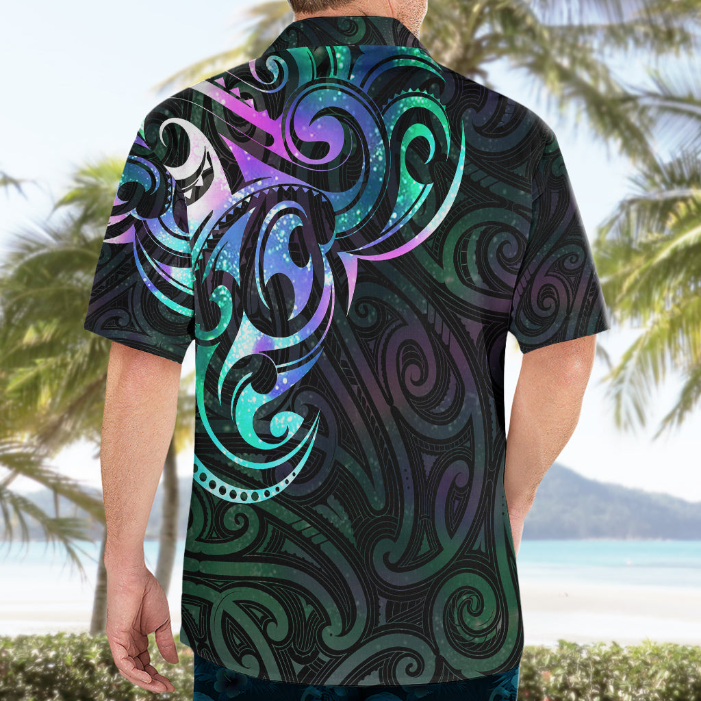 Matariki New Zealand Hawaiian Shirt Maori New Year Galaxy Sky Green - Vibe Hoodie Shop
