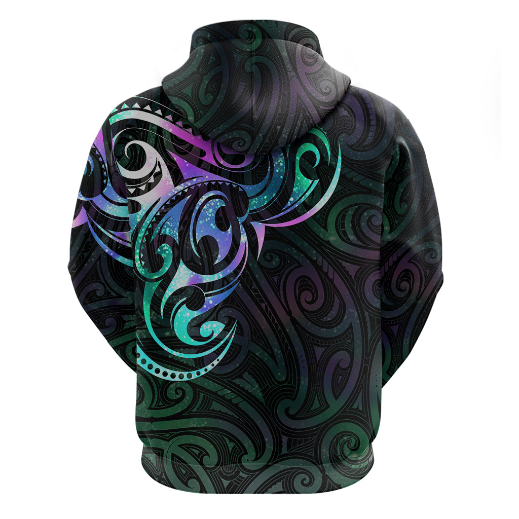 Matariki New Zealand Hoodie Maori New Year Galaxy Sky Green LT6 - Vibe Hoodie Shop
