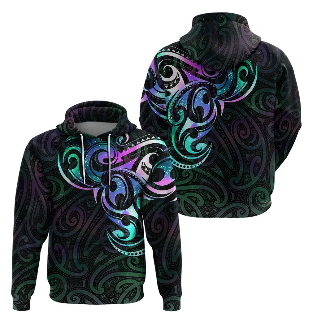 Matariki New Zealand Hoodie Maori New Year Galaxy Sky Green LT6 - Vibe Hoodie Shop