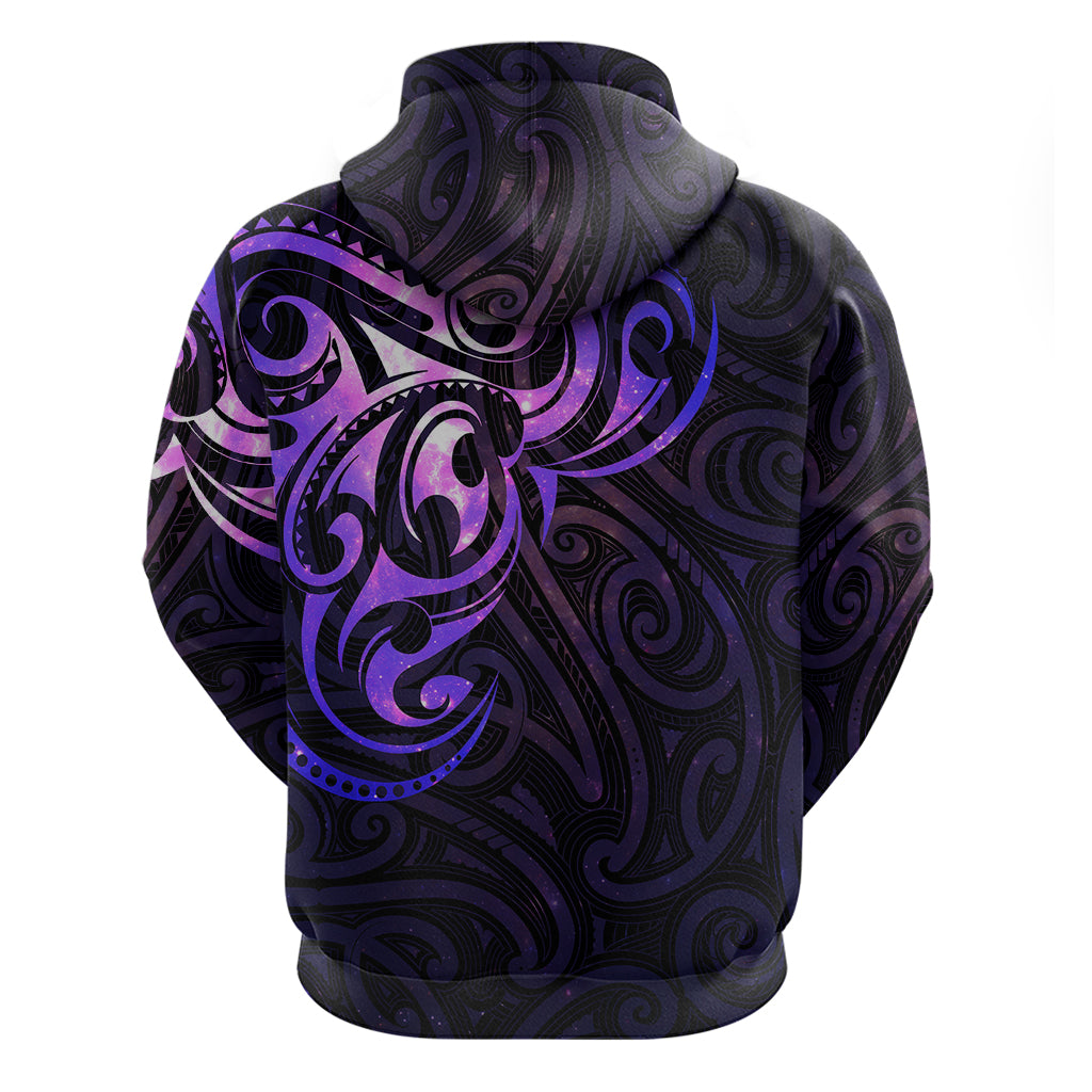 New Zealand Hoodie Maori Matariki Galaxy Sky Purple LT6 - Vibe Hoodie Shop