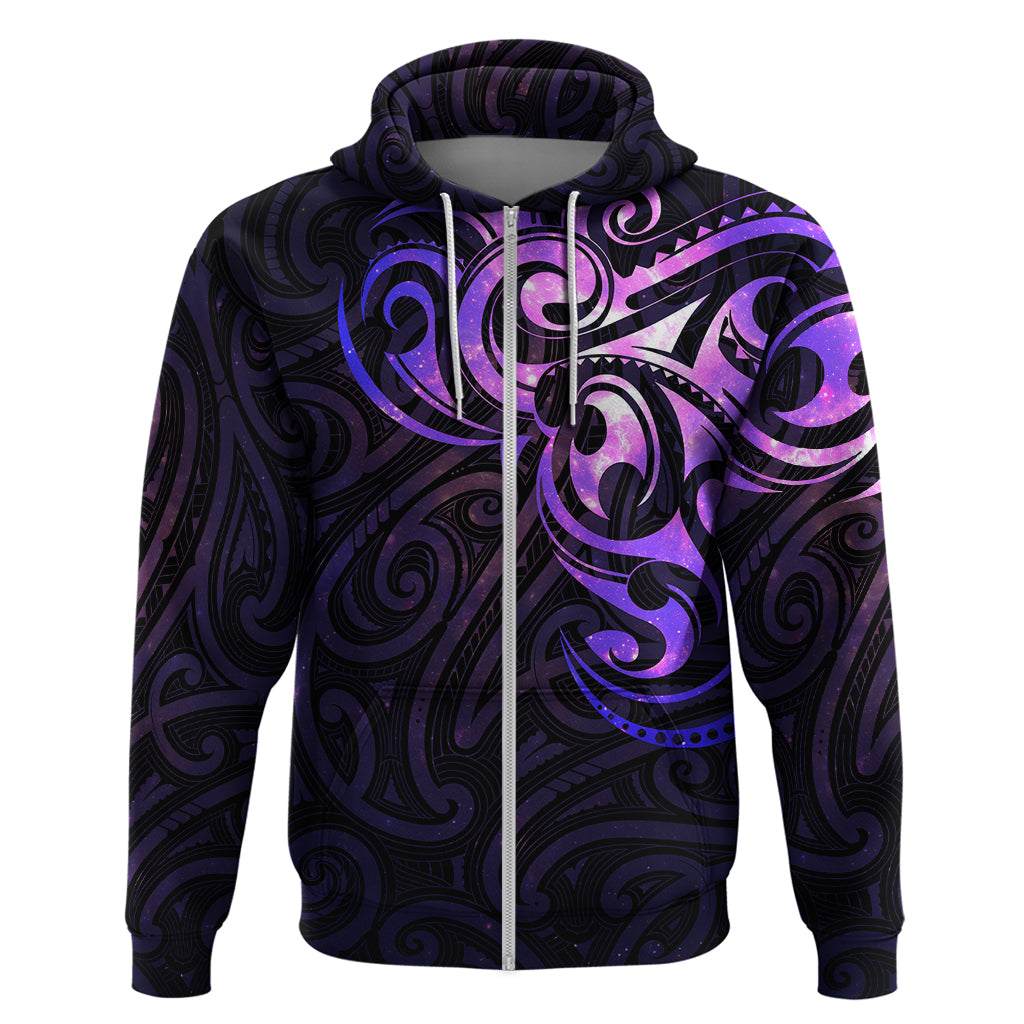 New Zealand Hoodie Maori Matariki Galaxy Sky Purple LT6 - Vibe Hoodie Shop