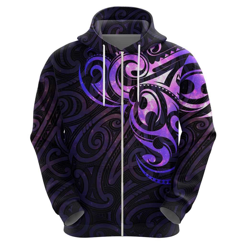 New Zealand Hoodie Maori Matariki Galaxy Sky Purple LT6 - Vibe Hoodie Shop